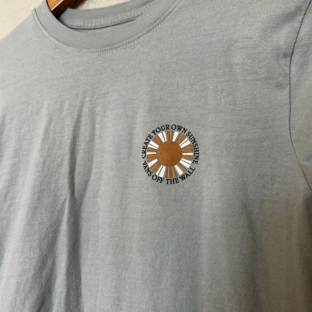 Kids Vans Off The Wall Long Sleeve T-shirt Large (14) Create Your own‎ Sunshine
